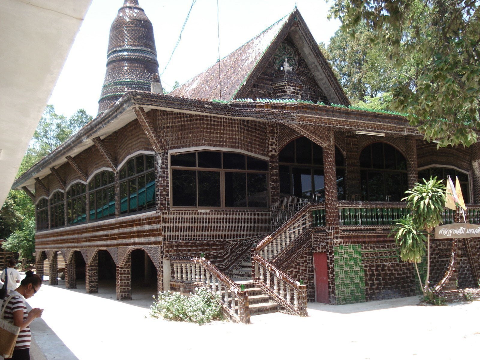 Thailand Wat Amazing Bottle temple Sisaket