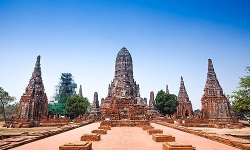 Thailand Ayutthaya Wat Chaiwatthanaram-