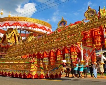 Thailand Festivals Bung Fai Skyrocket Festival